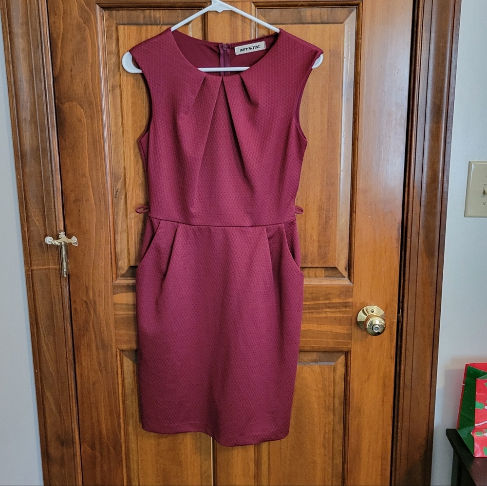 EUC Mystic Burgandy Dress Please Read